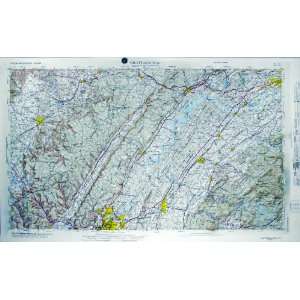 American Educational NI162 Columbia Tennessee Map without Frame, 31 