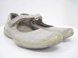 PRADA Gray Rubber Sole Casual Mary Jane Flats Shoes 6  