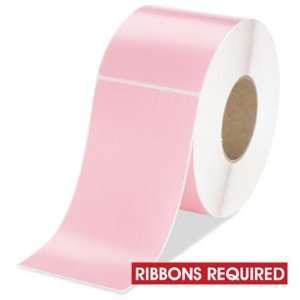  4 x 8 Pink Industrial Thermal Transfer Labels Office 