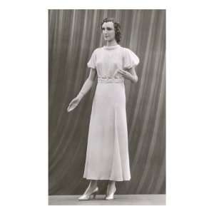  Twenties Mannequin in Long Dress Giclee Poster Print
