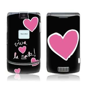 Music Skins MS VIVA10098 Motorola RAZR  V3 V3c V3m  Viva La Rock  Logo 