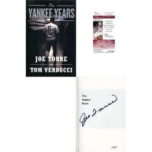  Joe Torre Autographed The Yankee Years Book (James 