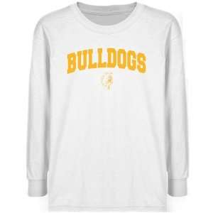 NCAA Ferris State Bulldogs Youth White Logo Arch T shirt     