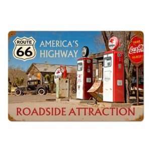    Americas Highway Vintage Metal Sign Route 66