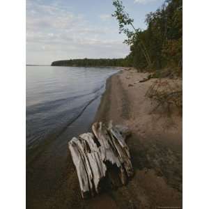 Shot Down the Shoreline of One of the Apostle Islands Stretched 