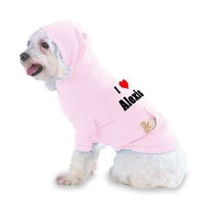  I Love/Heart Alexis Hooded (Hoody) T Shirt with pocket for 