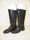 WOMANS SANTANA CANADA BLACK LEATHER BOOTS SIZE 8 N NWOB STYLE 797