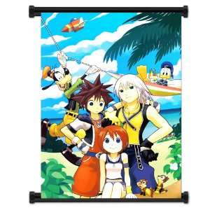  Kingdom Hearts Game Fabric Wall Scroll Poster (16x23 
