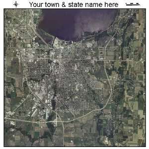   Photography Map of Fond du Lac, Wisconsin 2010 WI 