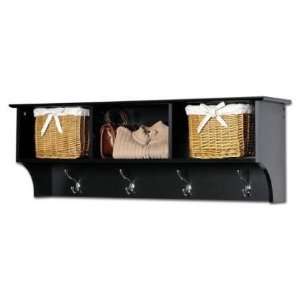  Sonoma Cubbie Black Shelf for Entryway   Prepac BEC 4816 