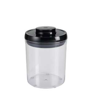  OXO 1.9 Quart Pop Round Container, 1.8 Liter, Black 