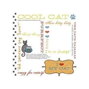  Cool Cat Rub ons 12x12   Cool Cat Arts, Crafts & Sewing