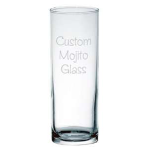  Funky Font Mojito Glass