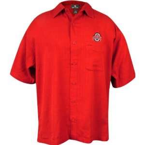  Ohio State Buckeyes Textured Camp Shirt