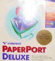 PaperPort 5 Deluxe PC CD scan paper document, convert image to 