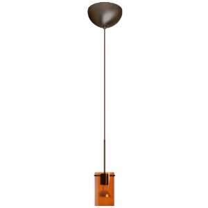 BESA Lighting 1XC 6524OG BR Bronze Scope Fixed Connect Pendant with 
