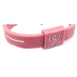  Power CoreTM Holographic Wristband Pink & White Medium 