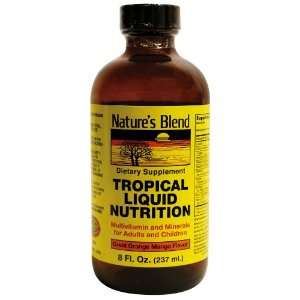  Tropical Liquid Nutrition Multivitamin Formula Orange mango 