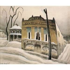   Burchfield   24 x 20 inches   Corner Store In Winter