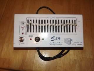 OLD SCHOOL ZAPCO SEQ LOW BAND 9 BAND PREAMP EQUALIZER WITH PLUG  
