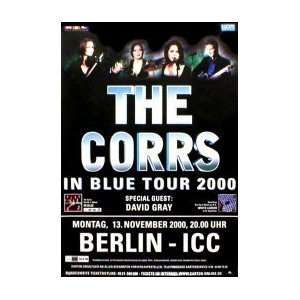  CORRS In Blue Tour Berlin 13th November 2000 Music Poster 
