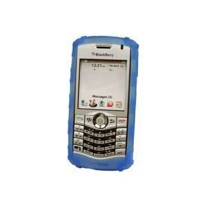  Cellet BlackBerry Pearl 8130 Blue Silicone Case 