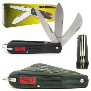  Trademark Tools 3 Blade Electrician Knife   Pruning, Screw 