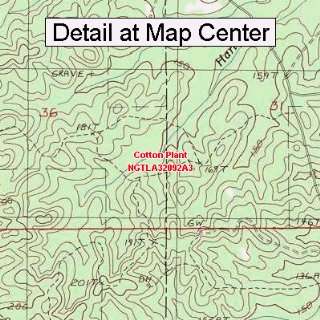  USGS Topographic Quadrangle Map   Cotton Plant, Louisiana 