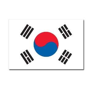   Country Flag bumper sticker decal with SOUTH KOREA FLAG Automotive