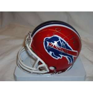 Losman Buffalo Bills Autographed Mini Helmet  Sports 