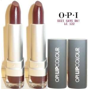  OPI Lipcolour #LC 122 SUZI SAYS DA (Qty, Of 2 LipSticks 
