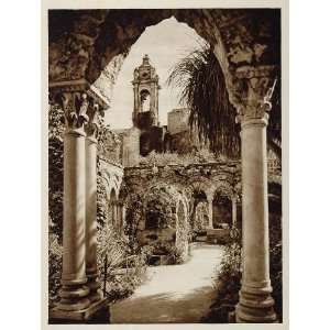  1925 Courtyard S. Giovanni degli Eremiti Palermo Sicily 