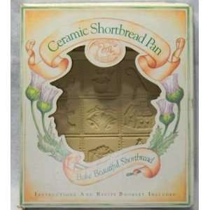   Art Ceramic Shortbread Pan Christmas Cut Aparts 