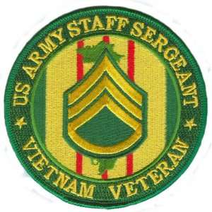  US Army Staff Sergeant Vietnam Veteran Patch Everything 