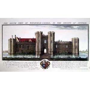  Wingfield Castle by Nathaniel Buck. Best Quality Art 