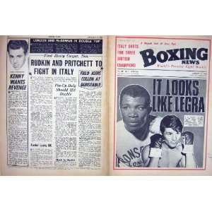   BOXING 1969 LEGRA JOHNNY FAMECHON CARTWRIGHT WINSTONE