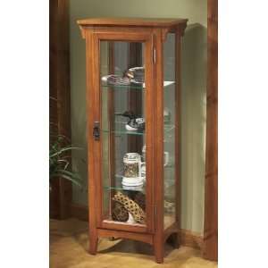  Mission style Curio Cabinet