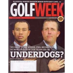  GOLFWEEK Magazine (Sept 17, 2010) Tiger & Phil UNDERDOGS 
