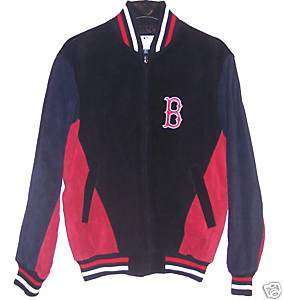 Boston Red Sox 100% Suede Leather Jacket size Medium  