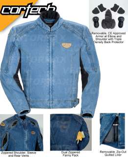 CORTECH DSX DENIM Classic Blue Jacket LG  