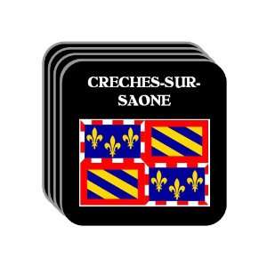  Bourgogne (Burgundy)   CRECHES SUR SAONE Set of 4 Mini 