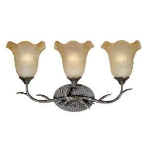   Rustic / Country Three Light Up Lighting 22 Wide