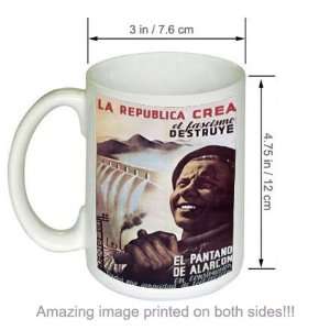  La Republica Crea Vintage Spanish Civil War WW2 COFFEE MUG 