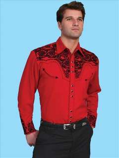 Scully Mens Retro Vintage Western Snap Shirt P 634 New  