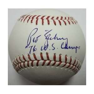  MLBPAA Pat Zachry 76 WS Champs Autographed Baseball 