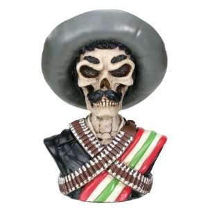  Skull Bust   Zapata   Cold Cast Resin   5 Height