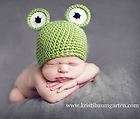 ILC Crochet NEWBORN BLUEBIRD BIRD BABY HAT Photo Prop  