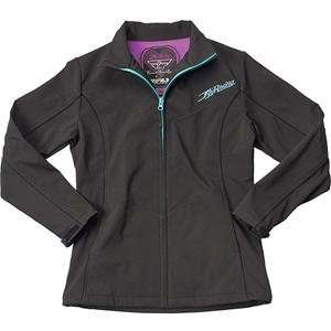    Fly Racing Womens Double Agent Jacket   3X Large/Black Automotive