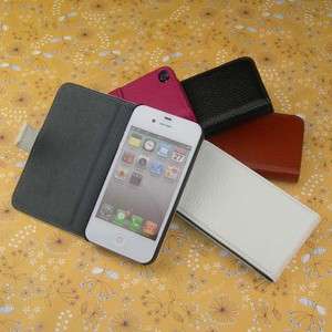 style 4 colour genuine leather case for iphone 4 4s case cover house 