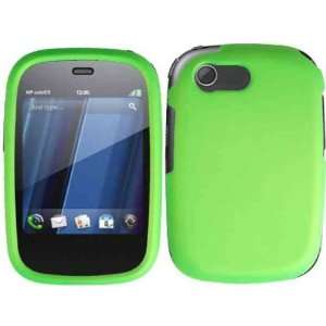 Green Snap On Case Cover Faceplate Protector for HP Veer 4G with Free 